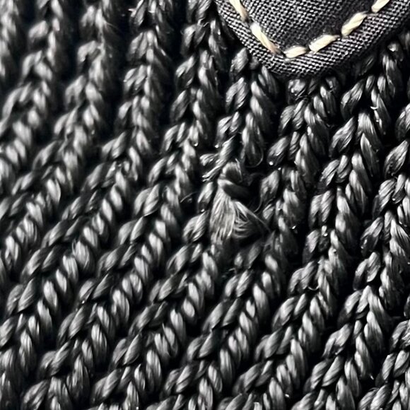 The Sak Black Crochet Small Shoulder Bag - Picture 8 of 9